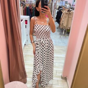 MAXI TIRANTES LUNARES NEGROS BUSTO ELASTIZADO