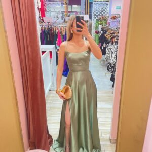 MAXI TIRANTES TIRAS ESPALDA CIRCULAR SATIN