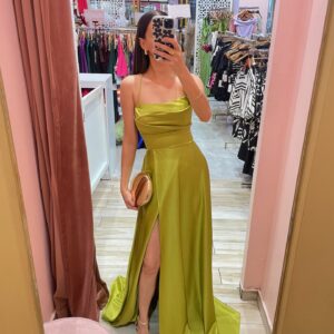 MAXI SATIN STRAPLES CIRCULAR