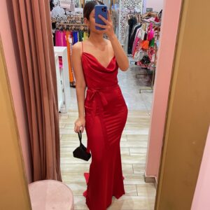 MAXI SLIP TIRANTES DRAPEADO ESCOTE LISTON CINTURA