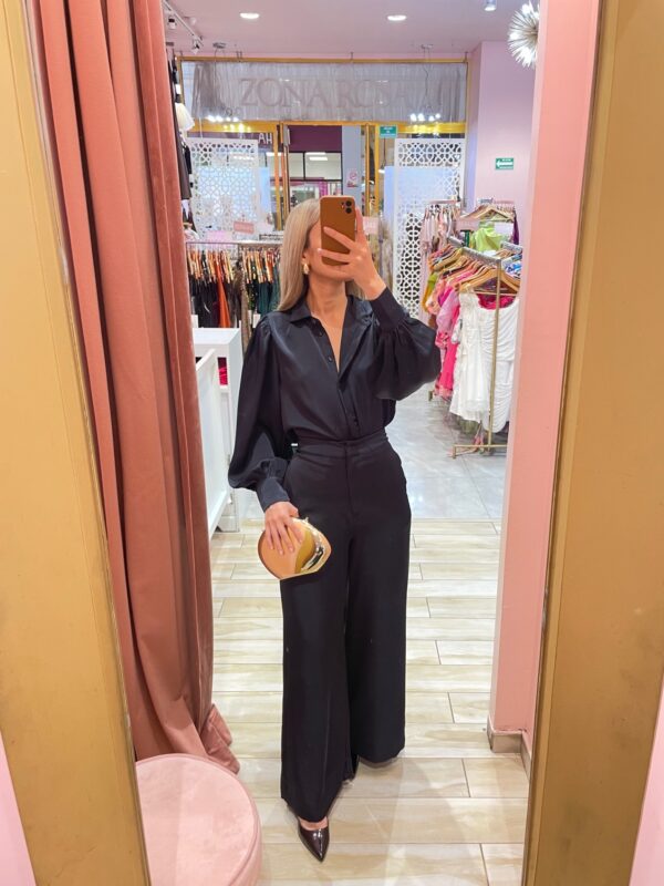 SET CAMISA Y PANTALON SATIN