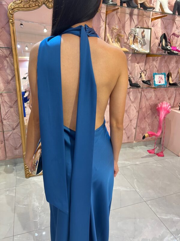 MAXI HALTER COLGADO SATIN - Image 2