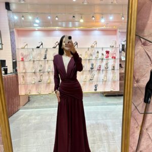 MAXI MANGA LARGA DRAPEADO CADERA 6674