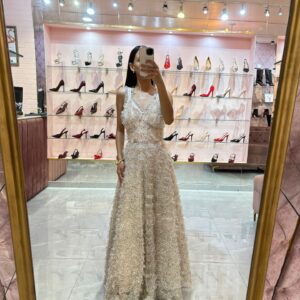 MIDI TIRANTE ANCHO TODO OLANCITOS DE TUL PUNTITOS