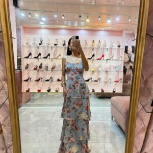 MAXI TIRANTES FLORAL FALDA CAPAS