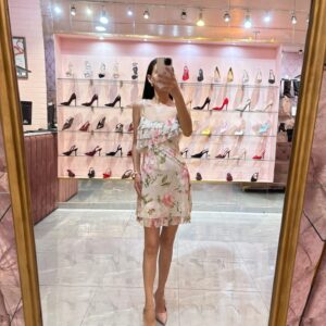 VESTIDO TIRANTES FLORAL OLANES TOP