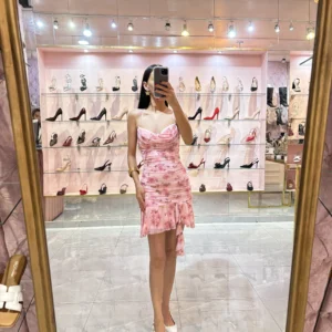 TIRANTES MESH FLORAL ROSITA