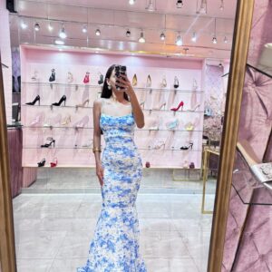MAXI MESH TIRANTES FLORAL AZUL ESPALDA CORSETITO