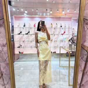 MAXI LENCERO TIRANTES CINTURA ENCAJE FALDON ENCAJE
